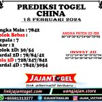 PREDIKSI CHINA 18 FEBRUARI 2024