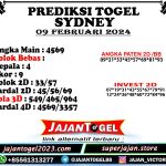 PREDIKSI TOGEL SYDNEY 09 FEBRUARI 2024