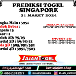 PREDIKSI SINGAPORE 31 MARET 2024