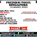 PREDIKSI SINGAPORE 10 MARET 2024