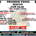 PREDIKSI TOGEL TOTOMACAU 4D P6 03 APRIL 2024