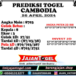 PREDIKSI CAMBODIA 26 APRIL 2024