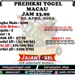 PREDIKSI TOGEL TOTOMACAU 4D P6 29 APRIL 2024