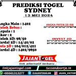 PREDIKSI TOGEL SYDNEY 13 MEI 2024