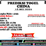 PREDIKSI CHINA 18 MEI 2024