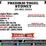 PREDIKSI SYDNEY 20 MEI 2024