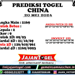 PREDIKSI CHINA 20 MEI 2024