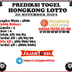 PREDIKSI HONGKONG 30 November 2024