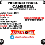 PREDIKSI CAMBODIA 30 November 2024