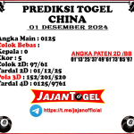 PREDIKSI CHINA 01 DESEMBER 2024