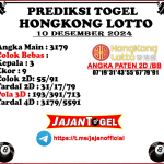 PREDIKSI HONGKONG 10 DESEMBER 2024