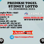 PREDIKSI SYDNEY 11 DESEMBER 2024