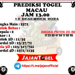 PREDIKSI TOGEL TOTOMACAU 4D P2 12 DESEMBER 2024