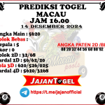 PREDIKSI TOGEL TOTOMACAU 4D P3 14 DESEMBER 2024