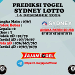 PREDIKSI SYDNEY 14 DESEMBER 2024