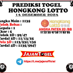 PREDIKSI HONGKONG 14 DESEMBER 2024