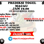 PREDIKSI TOGEL TOTOMACAU 4D P4 16 DESEMBER 2024