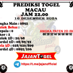 PREDIKSI TOGEL TOTOMACAU 4D P5 16 DESEMBER 2024