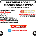 PREDIKSI HONGKONG 16 DESEMBER 2024