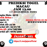 PREDIKSI TOGEL TOTOMACAU 4D P2 17 DESEMBER 2024