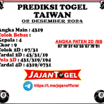 PREDIKSI TAIWAN 02 DESEMBER 2024