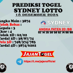 PREDIKSI SYDNEY 18 DESEMBER 2024