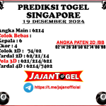 PREDIKSI SINGAPORE 19 DESEMBER 2024