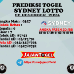 PREDIKSI SYDNEY 22 DESEMBER 2024