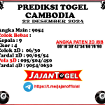 PREDIKSI CAMBODIA 22 DESEMBER 2024