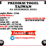 PREDIKSI TAIWAN 24 DESEMBER 2024