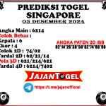 PREDIKSI SINGAPORE 05 DESEMBER 2024