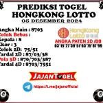 PREDIKSI HONGKONG 05 DESEMBER 2024